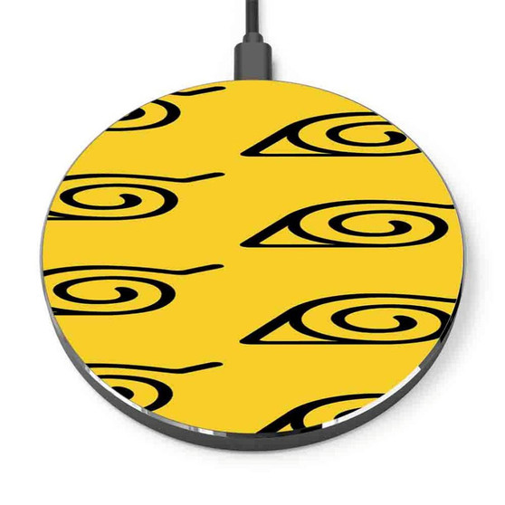 Pastele Konoha Naruto Shippuden Custom Personalized Gift Wireless Charger Custom Phone Charging Pad iPhone Samsung