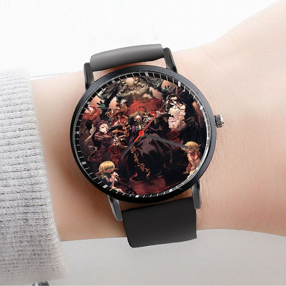 Pastele Overlord IV jpeg Custom Watch Awesome Unisex Black Classic Plastic Quartz Watch for Men Women Premium Gift Box Watches