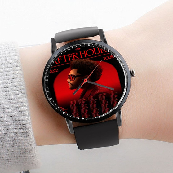 Pastele The Weeknd After Hours Tour 2022 4 Custom Watch Awesome Unisex Black Classic Plastic Quartz Watch for Men Women Premium Gift Box Watches