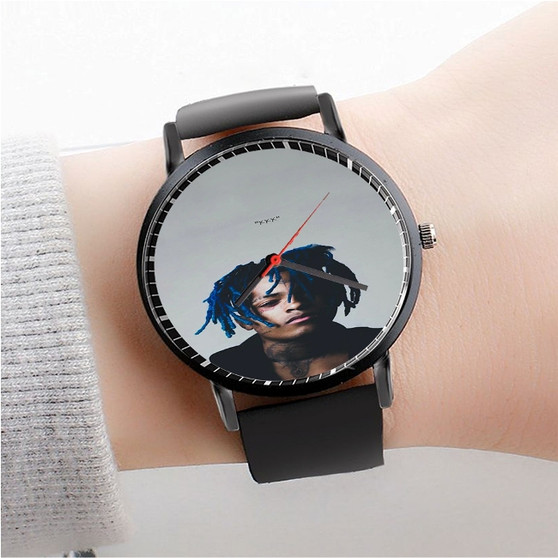 Pastele XXX Tentacion 2 Custom Watch Awesome Unisex Black Classic Plastic Quartz Watch for Men Women Premium Gift Box Watches