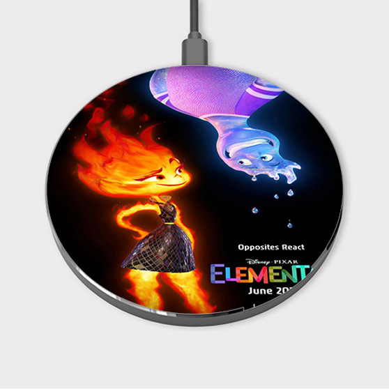 Pastele Disney Elemental Custom Wireless Charger Awesome Gift Smartphone Android iOs Mobile Phone Charging Pad iPhone Samsung Asus Sony Nokia Google Magnetic Qi Fast Charger Wireless Phone Accessories