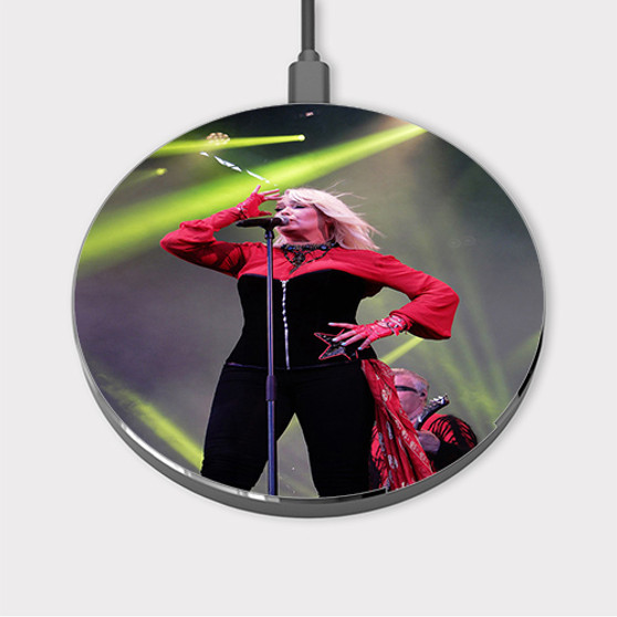 Pastele Kim Wilde Custom Wireless Charger Awesome Gift Smartphone Android iOs Mobile Phone Charging Pad iPhone Samsung Asus Sony Nokia Google Magnetic Qi Fast Charger Wireless Phone Accessories