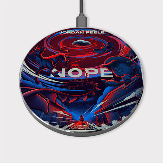 Pastele Nope 2022 Custom Wireless Charger Awesome Gift Smartphone Android iOs Mobile Phone Charging Pad iPhone Samsung Asus Sony Nokia Google Magnetic Qi Fast Charger Wireless Phone Accessories