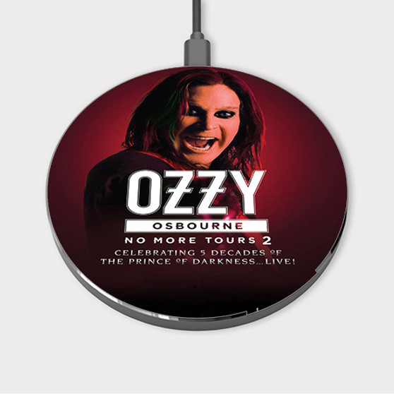 Pastele Ozzy Osbourne No More Tours 2023 Custom Wireless Charger Awesome Gift Smartphone Android iOs Mobile Phone Charging Pad iPhone Samsung Asus Sony Nokia Google Magnetic Qi Fast Charger Wireless Phone Accessories