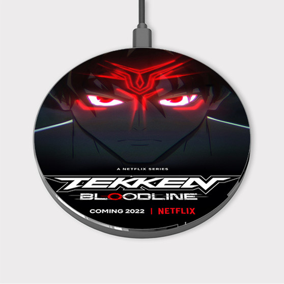 Pastele Tekken Bloodline Custom Wireless Charger Awesome Gift Smartphone Android iOs Mobile Phone Charging Pad iPhone Samsung Asus Sony Nokia Google Magnetic Qi Fast Charger Wireless Phone Accessories