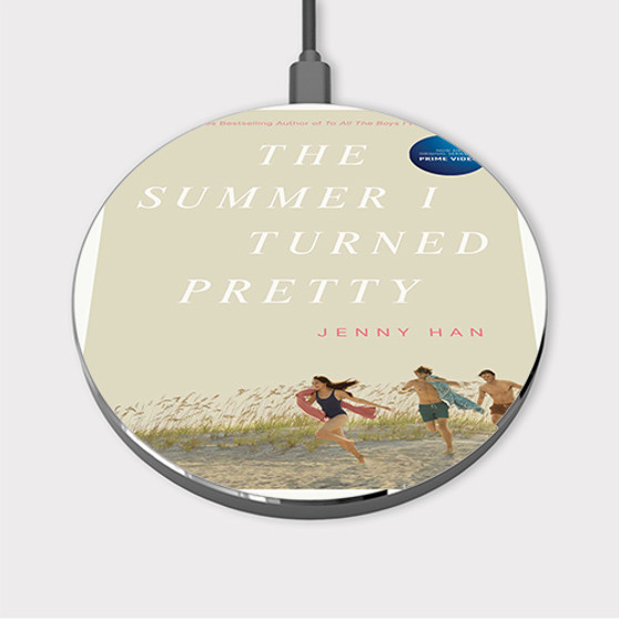 Pastele The Summer I Turned Pretty 3 Custom Wireless Charger Awesome Gift Smartphone Android iOs Mobile Phone Charging Pad iPhone Samsung Asus Sony Nokia Google Magnetic Qi Fast Charger Wireless Phone Accessories