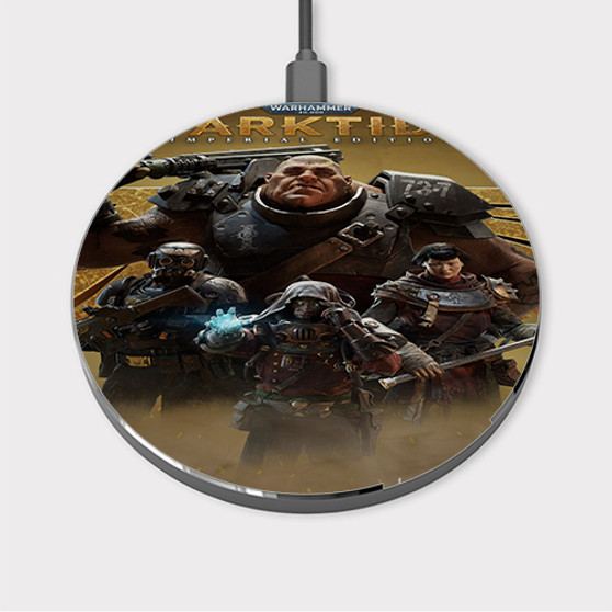 Pastele Warhammer 40k Darktide Custom Wireless Charger Awesome Gift Smartphone Android iOs Mobile Phone Charging Pad iPhone Samsung Asus Sony Nokia Google Magnetic Qi Fast Charger Wireless Phone Accessories