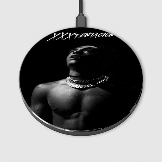 Pastele XXX Tentacion 3 Custom Wireless Charger Awesome Gift Smartphone Android iOs Mobile Phone Charging Pad iPhone Samsung Asus Sony Nokia Google Magnetic Qi Fast Charger Wireless Phone Accessories