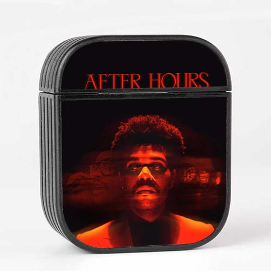 Pastele The Weeknd After Hours Tour 2022 2 Custom AirPods Case Cover Awesome Personalized Apple AirPods Gen 1 AirPods Gen 2 AirPods Pro Hard Skin Protective Cover Sublimation Cases