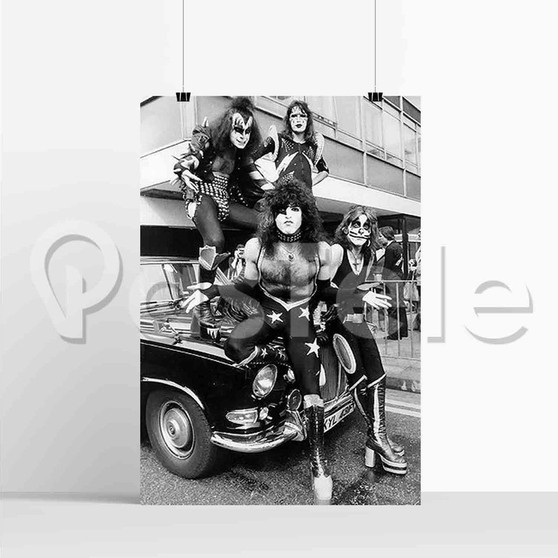 Kiss Band Custom Printed Silk Poster Wall Decor 20 x 13 Inch 24 x 36 Inch