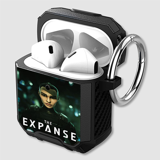 Pastele The Expanse A Telltale Series jpeg Custom Personalized AirPods Case Shockproof Cover Awesome The Best Smart Protective Cover With Ring AirPods Gen 1 2 3 Pro Black Pink Colors