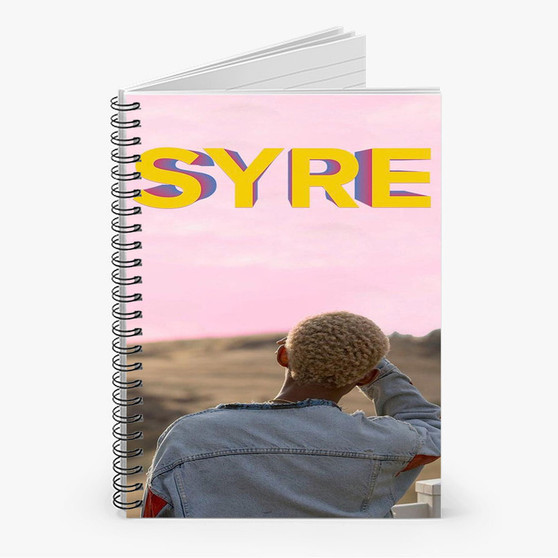 Pastele Jaden Smith Syre Custom Spiral Notebook Ruled Line Front Cover Awesome Printed Book Notes School Notes Job Schedule Note 90gsm 118 Pages Metal Spiral Notebook