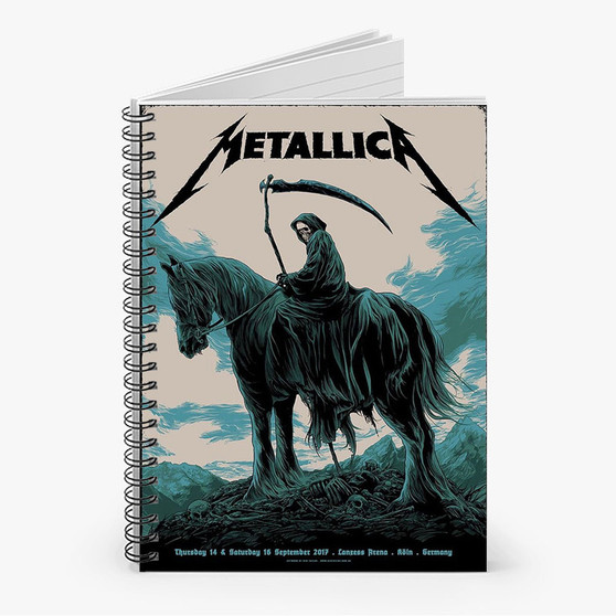 Pastele Metallica Germany Custom Spiral Notebook Ruled Line Front Cover Awesome Printed Book Notes School Notes Job Schedule Note 90gsm 118 Pages Metal Spiral Notebook