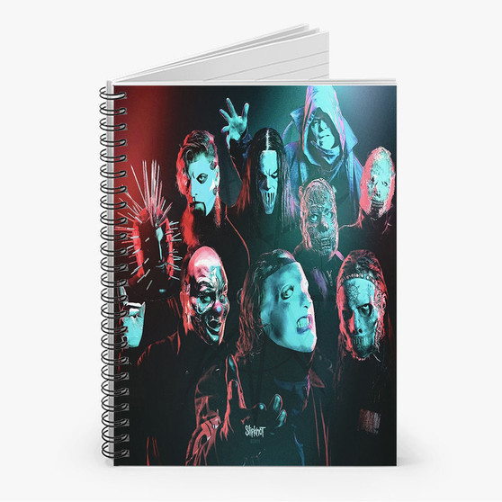 Pastele Slipknot We Are Not Your Kind Custom Spiral Notebook Ruled Line Front Cover Awesome Printed Book Notes School Notes Job Schedule Note 90gsm 118 Pages Metal Spiral Notebook