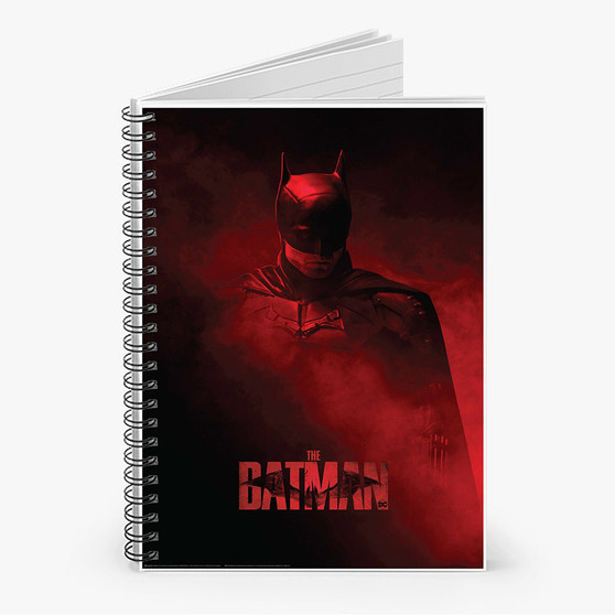 Pastele The Batman 2022 Custom Spiral Notebook Ruled Line Front Cover Awesome Printed Book Notes School Notes Job Schedule Note 90gsm 118 Pages Metal Spiral Notebook