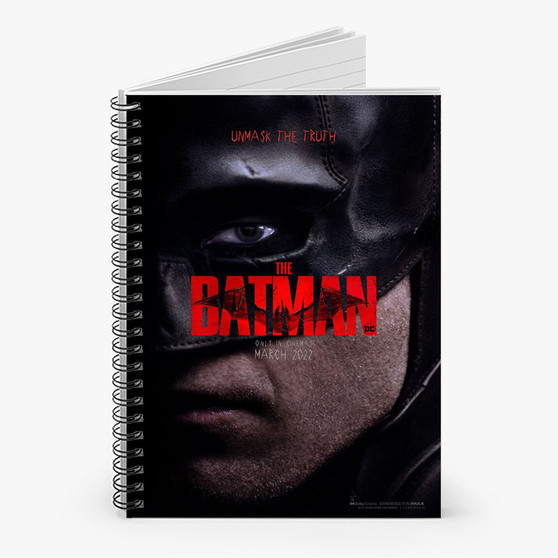 Pastele The Batman Unmask The Truth Custom Spiral Notebook Ruled Line Front Cover Awesome Printed Book Notes School Notes Job Schedule Note 90gsm 118 Pages Metal Spiral Notebook