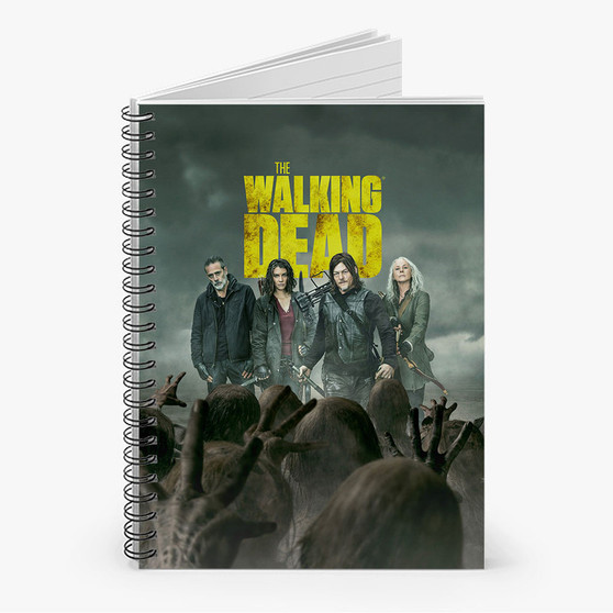 Pastele The Walking Dead Season 11 Custom Spiral Notebook Ruled Line Front Cover Awesome Printed Book Notes School Notes Job Schedule Note 90gsm 118 Pages Metal Spiral Notebook