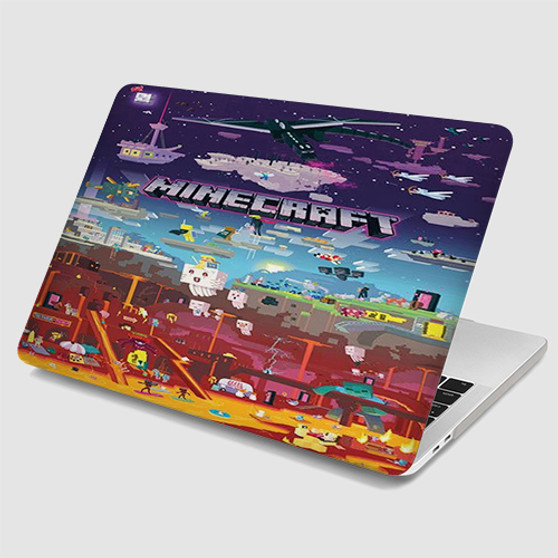 Pastele Minecraft World Beyond MacBook Case Custom Personalized Smart Protective Cover Awesome for MacBook MacBook Pro MacBook Pro Touch MacBook Pro Retina MacBook Air Cases Cover