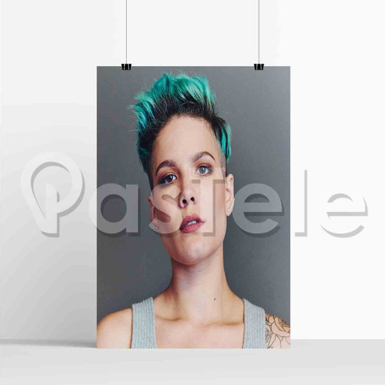 Halsey New Silk Poster Custom Printed Wall Decor 20 x 13 Inch 24 x 36 Inch