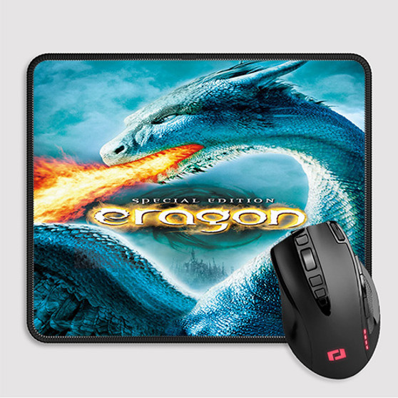 Pastele Eragon Movie Custom Mouse Pad Awesome Personalized Printed Computer Mouse Pad Desk Mat PC Computer Laptop Game keyboard Pad Premium Non Slip Rectangle Gaming Mouse Pad