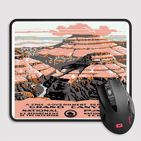 Pastele Grand Canyon Park Custom Mouse Pad Awesome Personalized Printed Computer Mouse Pad Desk Mat PC Computer Laptop Game keyboard Pad Premium Non Slip Rectangle Gaming Mouse Pad
