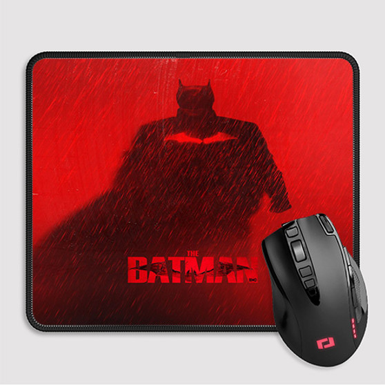 Pastele The Batman Custom Mouse Pad Awesome Personalized Printed Computer Mouse Pad Desk Mat PC Computer Laptop Game keyboard Pad Premium Non Slip Rectangle Gaming Mouse Pad