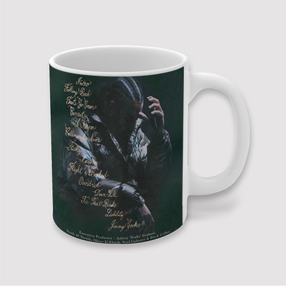 Pastele Drake Honestly Nevermind 2 Custom Ceramic Mug Awesome Personalized Printed 11oz 15oz 20oz Ceramic Cup Coffee Tea Milk Drink Bistro Wine Travel Party White Mugs With Grip Handle