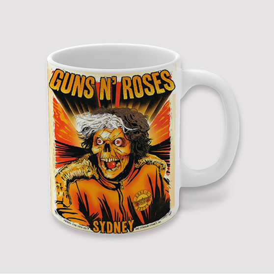 Pastele Guns N Roses Sydney Australia Custom Ceramic Mug Awesome Personalized Printed 11oz 15oz 20oz Ceramic Cup Coffee Tea Milk Drink Bistro Wine Travel Party White Mugs With Grip Handle