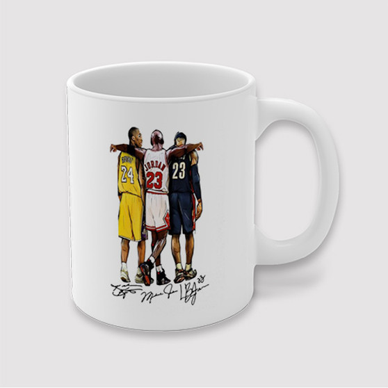 Pastele Kobe Bryant Michael Jordan Lebron James Custom Ceramic Mug Awesome Personalized Printed 11oz 15oz 20oz Ceramic Cup Coffee Tea Milk Drink Bistro Wine Travel Party White Mugs With Grip Handle