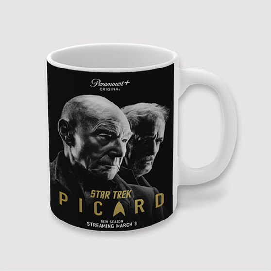 Pastele Star Trek Picard Custom Ceramic Mug Awesome Personalized Printed 11oz 15oz 20oz Ceramic Cup Coffee Tea Milk Drink Bistro Wine Travel Party White Mugs With Grip Handle