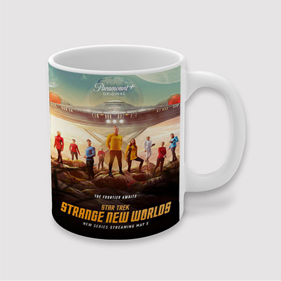 Pastele Star Trek Strange New Worlds Custom Ceramic Mug Awesome Personalized Printed 11oz 15oz 20oz Ceramic Cup Coffee Tea Milk Drink Bistro Wine Travel Party White Mugs With Grip Handle