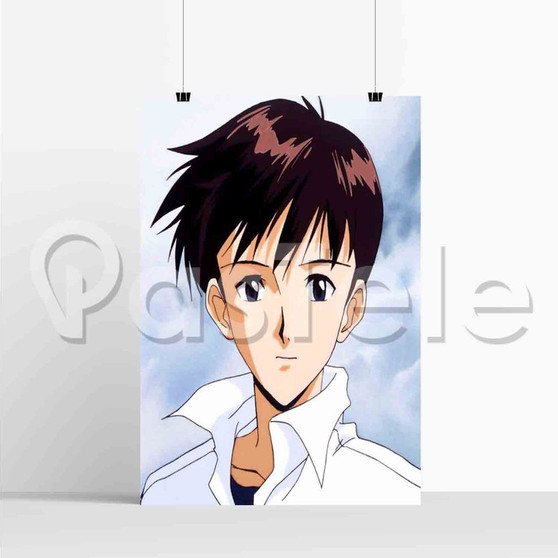 Shinji Ikari Evangelion New Silk Poster Custom Printed Wall Decor 20 x 13 Inch 24 x 36 Inch