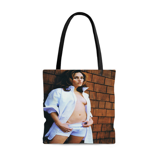 Pastele Amy Jo Johnson jpeg Custom Personalized Tote Bag Awesome Unisex Polyester Cotton Bags AOP All Over Print Tote Bag School Work Travel Bags Fashionable Totebag