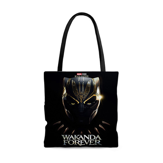 Pastele Black Panther Wakanda Forever 2 Custom Personalized Tote Bag Awesome Unisex Polyester Cotton Bags AOP All Over Print Tote Bag School Work Travel Bags Fashionable Totebag