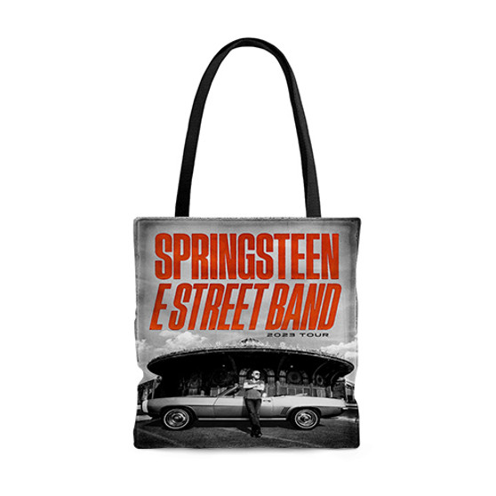 Pastele Bruce Springsteen E Street 2023 Tour jpeg Custom Personalized Tote Bag Awesome Unisex Polyester Cotton Bags AOP All Over Print Tote Bag School Work Travel Bags Fashionable Totebag