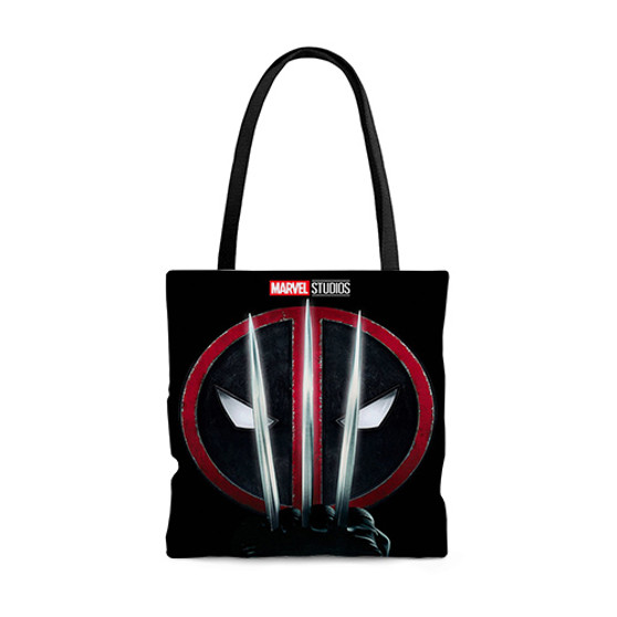 Pastele Deadpool 3 Custom Personalized Tote Bag Awesome Unisex Polyester Cotton Bags AOP All Over Print Tote Bag School Work Travel Bags Fashionable Totebag