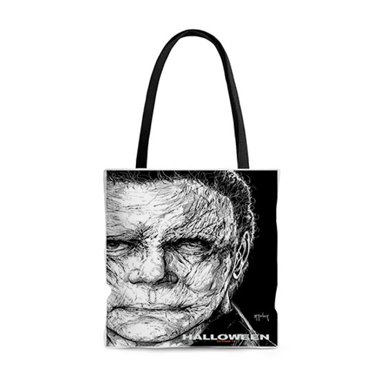 Pastele Halloween Mcfarlane Poster Custom Personalized Tote Bag Awesome Unisex Polyester Cotton Bags AOP All Over Print Tote Bag School Work Travel Bags Fashionable Totebag
