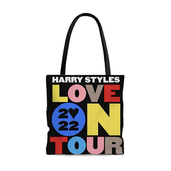 Pastele Harry Styles Love on Tour 2022 Custom Personalized Tote Bag Awesome Unisex Polyester Cotton Bags AOP All Over Print Tote Bag School Work Travel Bags Fashionable Totebag