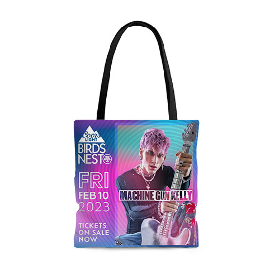 Pastele Machine Gun Kelly 2023 Tour Custom Personalized Tote Bag Awesome Unisex Polyester Cotton Bags AOP All Over Print Tote Bag School Work Travel Bags Fashionable Totebag