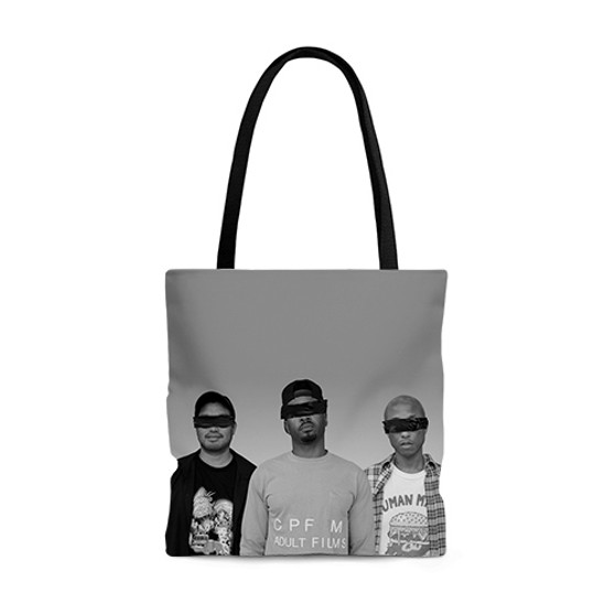 Pastele N E R D Band Custom Personalized Tote Bag Awesome Unisex Polyester Cotton Bags AOP All Over Print Tote Bag School Work Travel Bags Fashionable Totebag