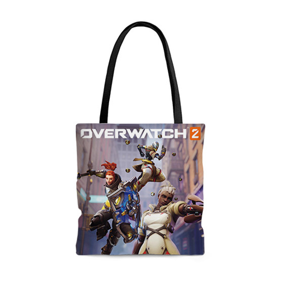 Pastele Overwatch 2 Custom Personalized Tote Bag Awesome Unisex Polyester Cotton Bags AOP All Over Print Tote Bag School Work Travel Bags Fashionable Totebag
