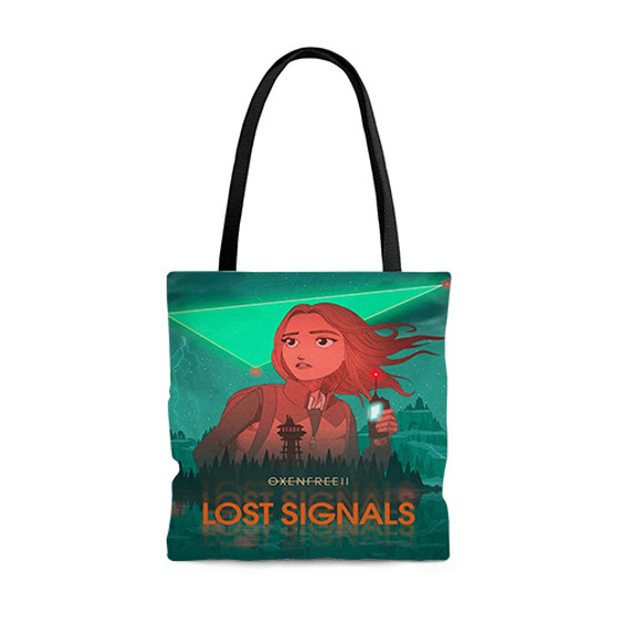 Pastele OXENFREE II Lost Signals Custom Personalized Tote Bag Awesome Unisex Polyester Cotton Bags AOP All Over Print Tote Bag School Work Travel Bags Fashionable Totebag