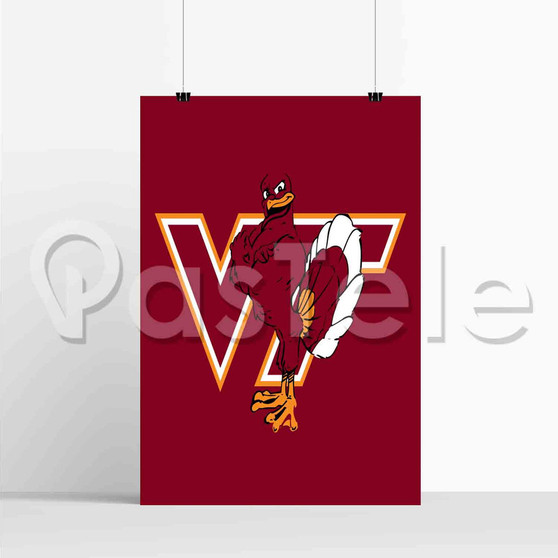 Virginia Tech Hokies New Silk Poster Custom Printed Wall Decor 20 x 13 Inch 24 x 36 Inch