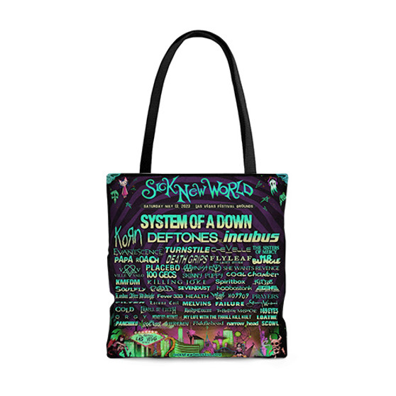 Pastele System of A Down 2023 Tour Custom Personalized Tote Bag Awesome Unisex Polyester Cotton Bags AOP All Over Print Tote Bag School Work Travel Bags Fashionable Totebag