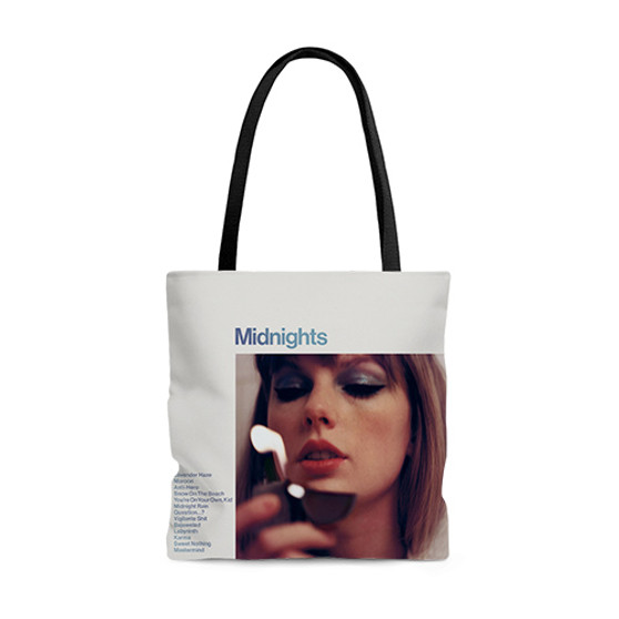Pastele Taylor Swift Midnights 3am Edition jpeg Custom Personalized Tote Bag Awesome Unisex Polyester Cotton Bags AOP All Over Print Tote Bag School Work Travel Bags Fashionable Totebag
