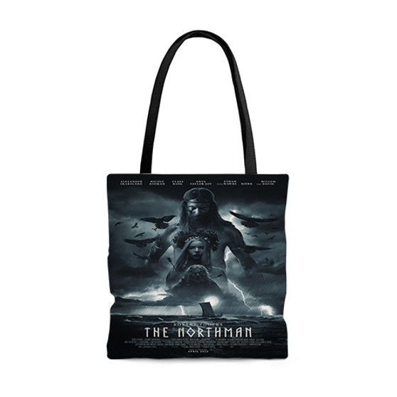 Pastele The Northman 4 Custom Personalized Tote Bag Awesome Unisex Polyester Cotton Bags AOP All Over Print Tote Bag School Work Travel Bags Fashionable Totebag