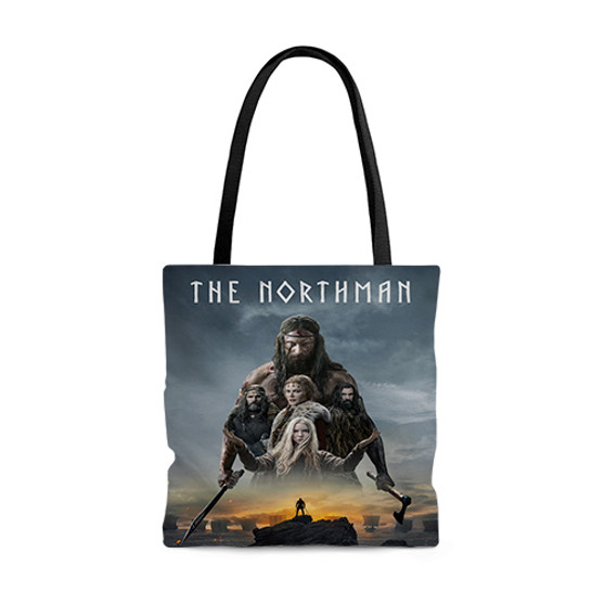 Pastele The Northman Custom Personalized Tote Bag Awesome Unisex Polyester Cotton Bags AOP All Over Print Tote Bag School Work Travel Bags Fashionable Totebag