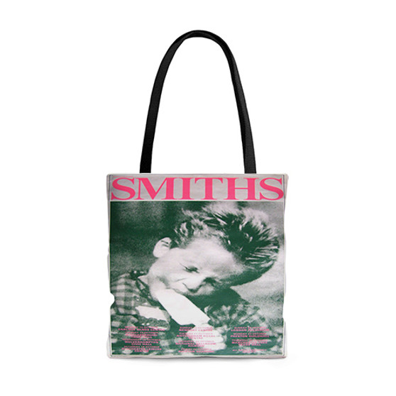 Pastele The Smiths 2 Custom Personalized Tote Bag Awesome Unisex Polyester Cotton Bags AOP All Over Print Tote Bag School Work Travel Bags Fashionable Totebag