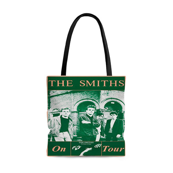 Pastele The Smiths Custom Personalized Tote Bag Awesome Unisex Polyester Cotton Bags AOP All Over Print Tote Bag School Work Travel Bags Fashionable Totebag