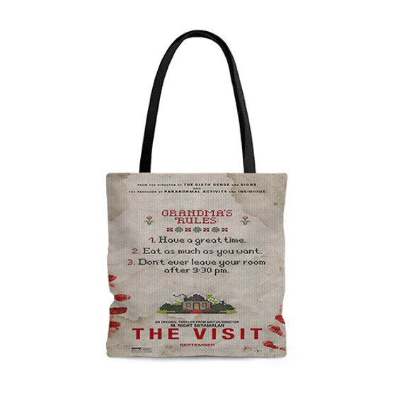 Pastele The Visit Movie Custom Personalized Tote Bag Awesome Unisex Polyester Cotton Bags AOP All Over Print Tote Bag School Work Travel Bags Fashionable Totebag
